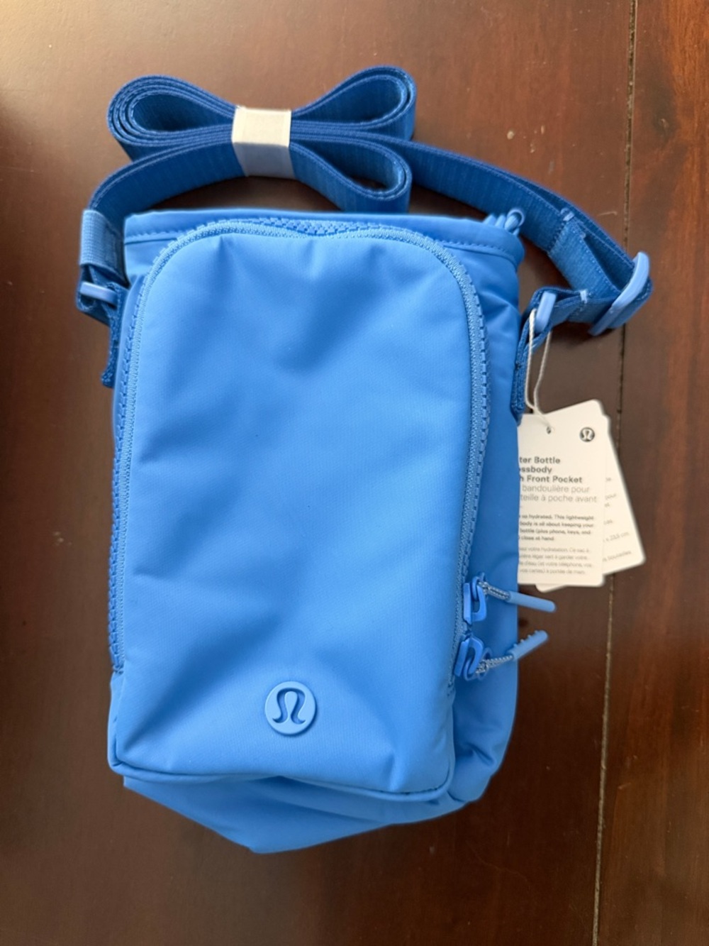 lululemon Bright Blue Water Bottle Crossbody